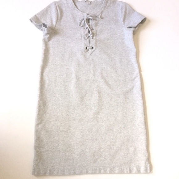 J Crew Lace Up Shirt Dress - Picture 2 of 8